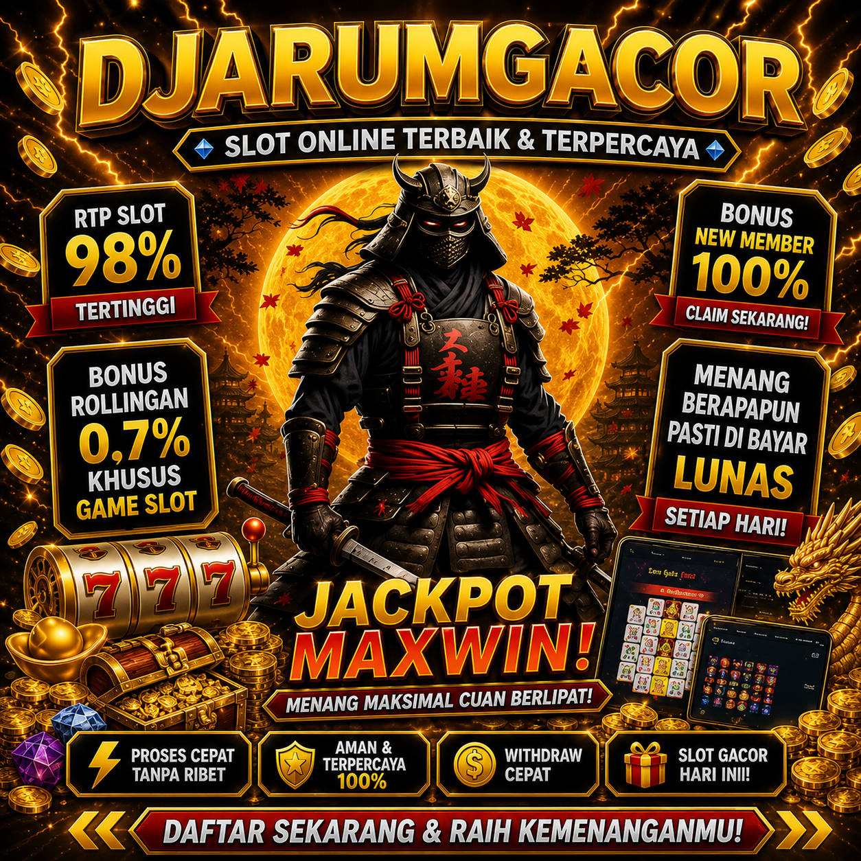 Banner Djarumgacor winrate 98,5%